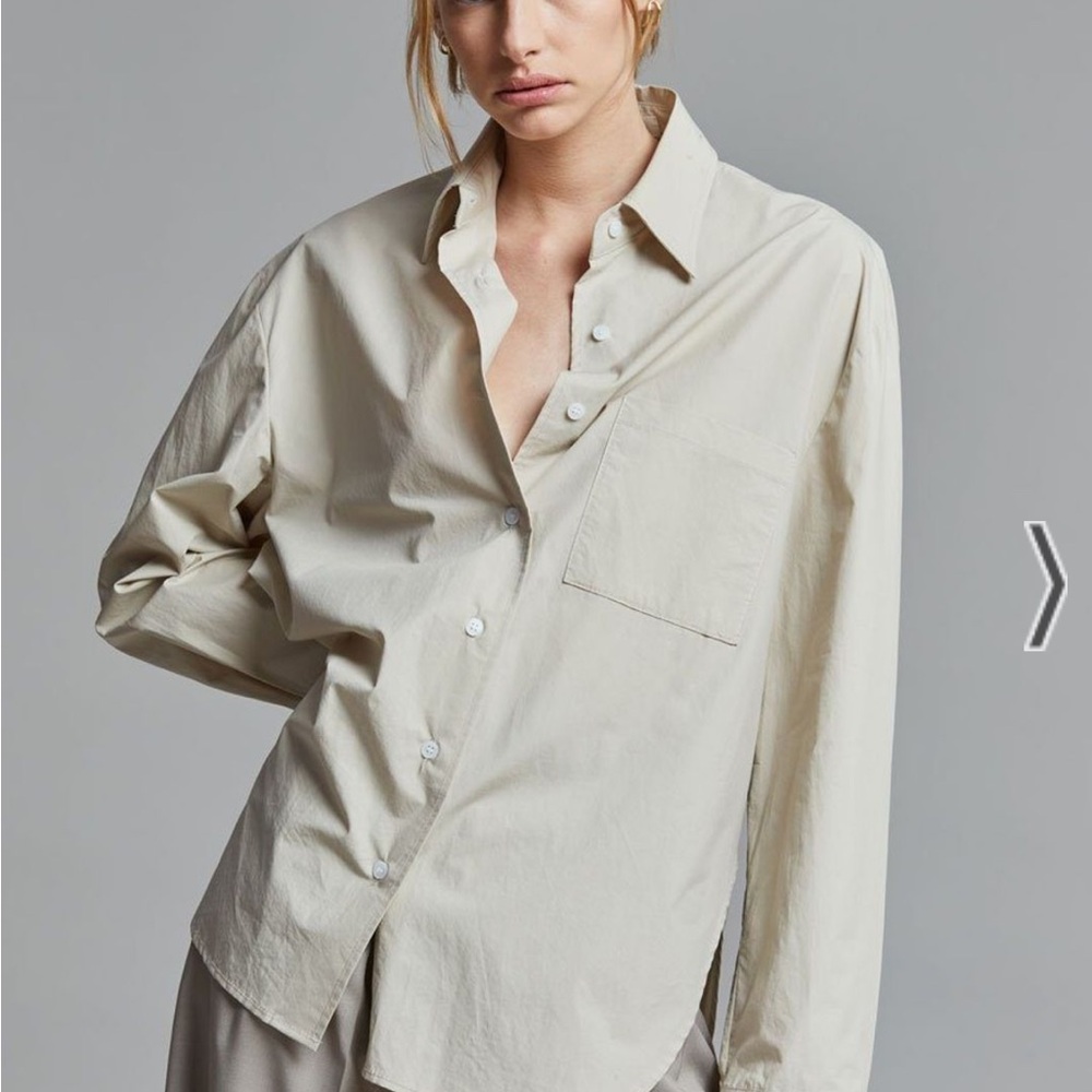 The Frankie Shop Ansel Cotton Shirt